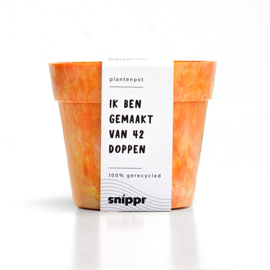 Plantenpot oranje
